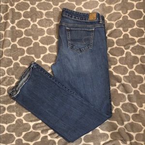 AEO straight jeans